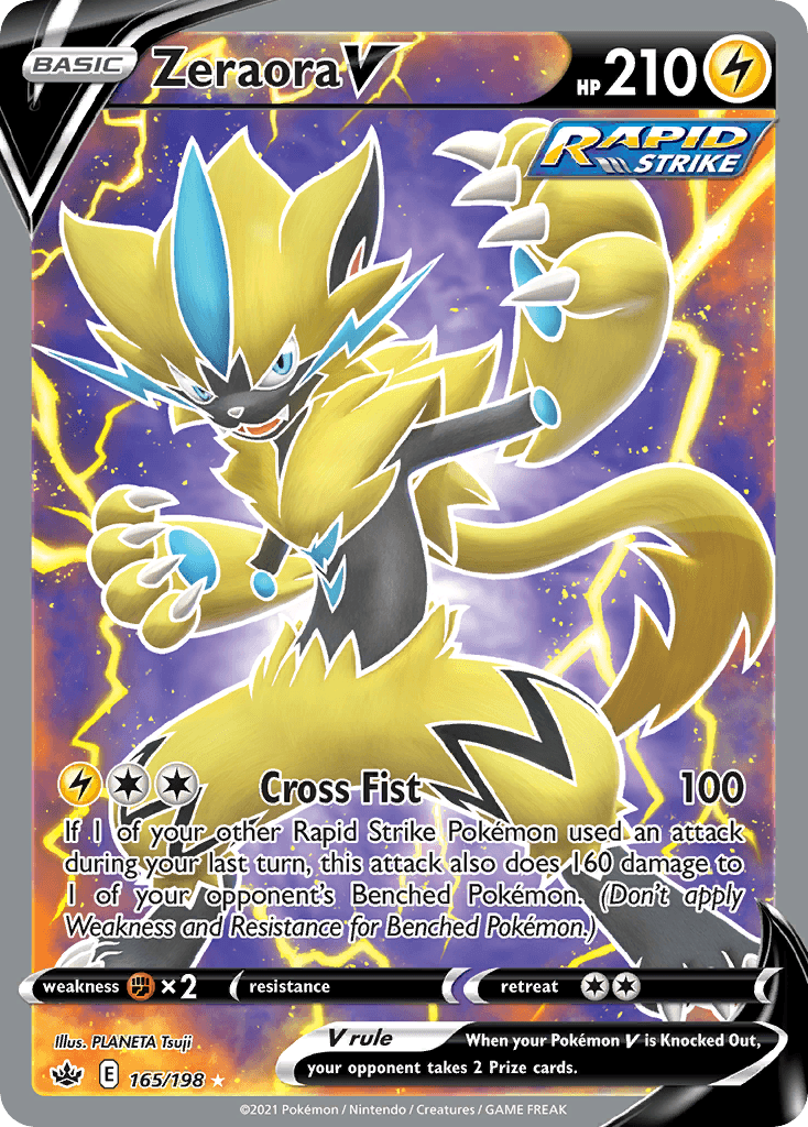 Zeraora V from Chilling Reign