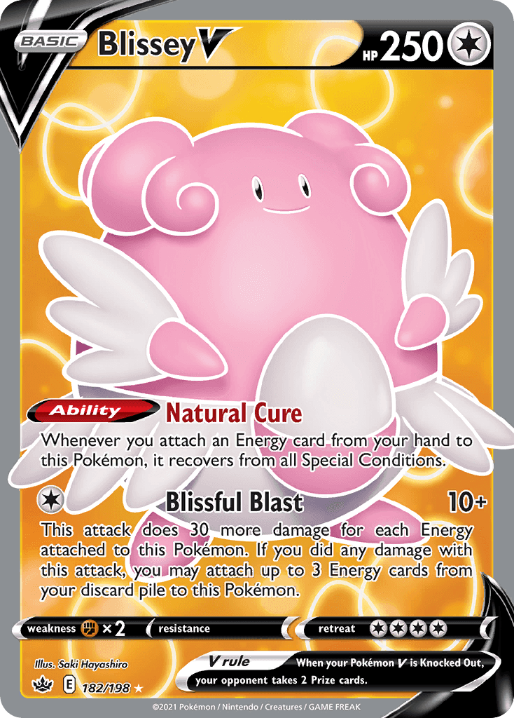 Blissey V from Chilling Reign