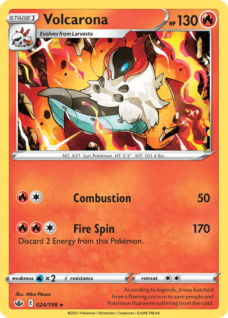 Volcarona from Chilling Reign