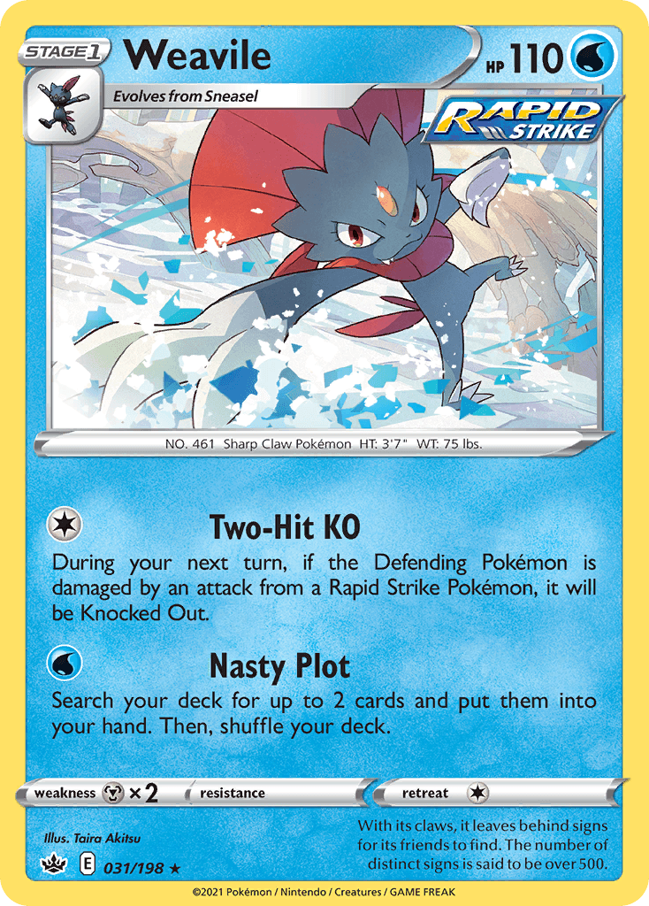Weavile from Chilling Reign