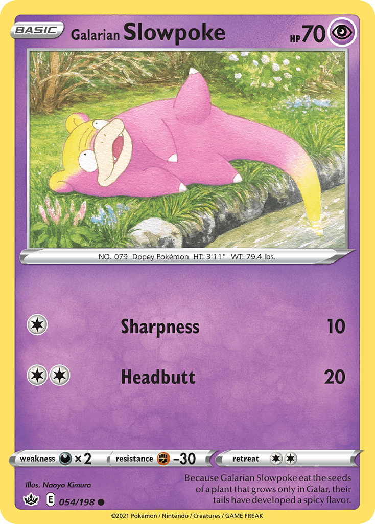 Galarian Slowpoke from Chilling Reign