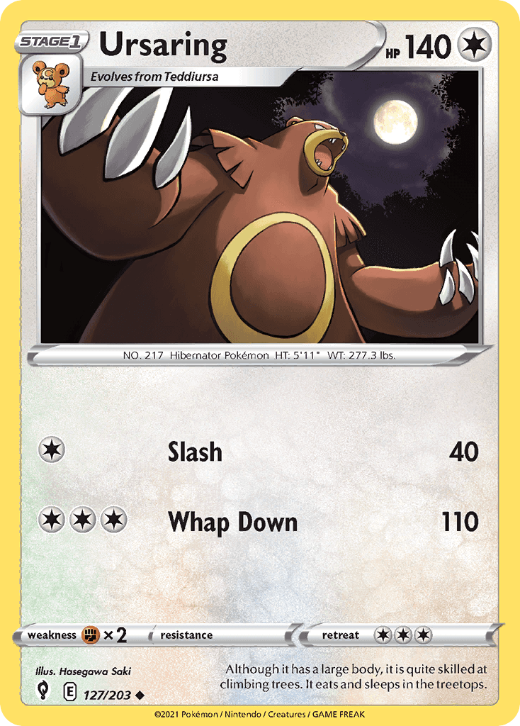 Ursaring from Evolving Skies