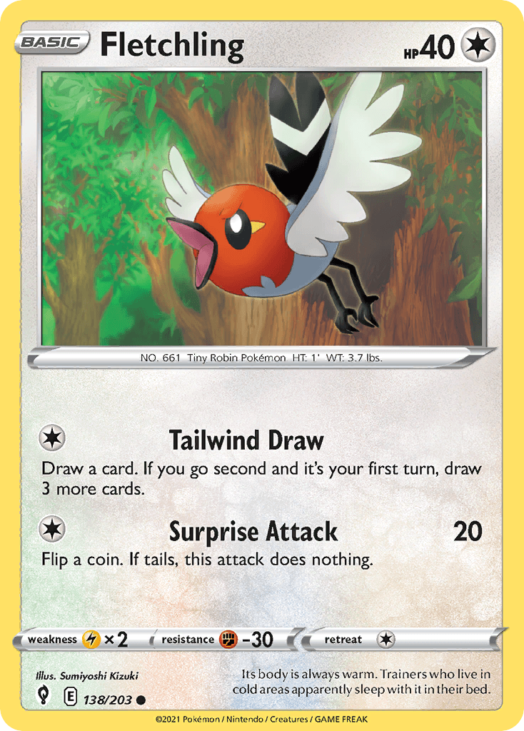 Fletchling from Evolving Skies