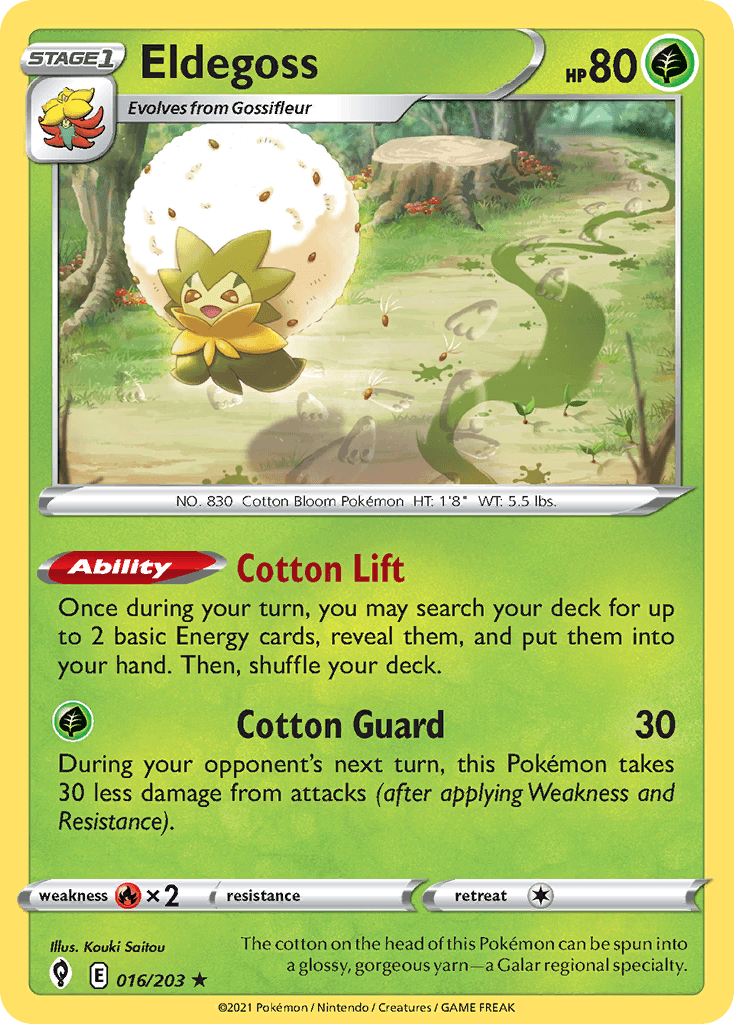 Eldegoss from Evolving Skies