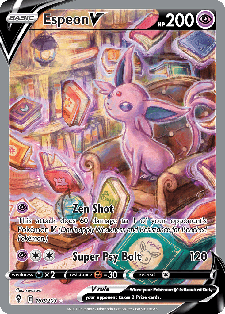 Espeon V from Evolving Skies