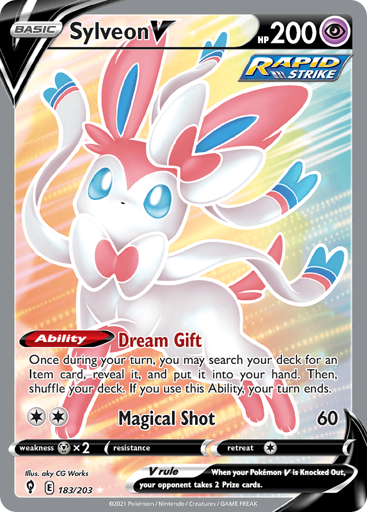 Sylveon V from Evolving Skies