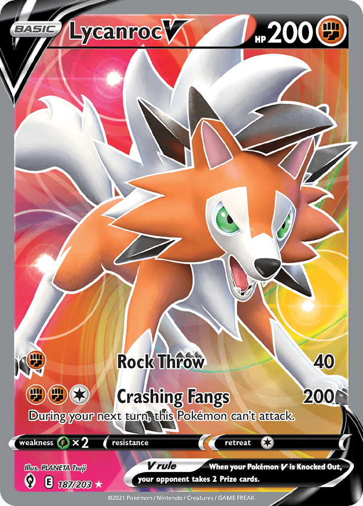 Lycanroc V from Evolving Skies