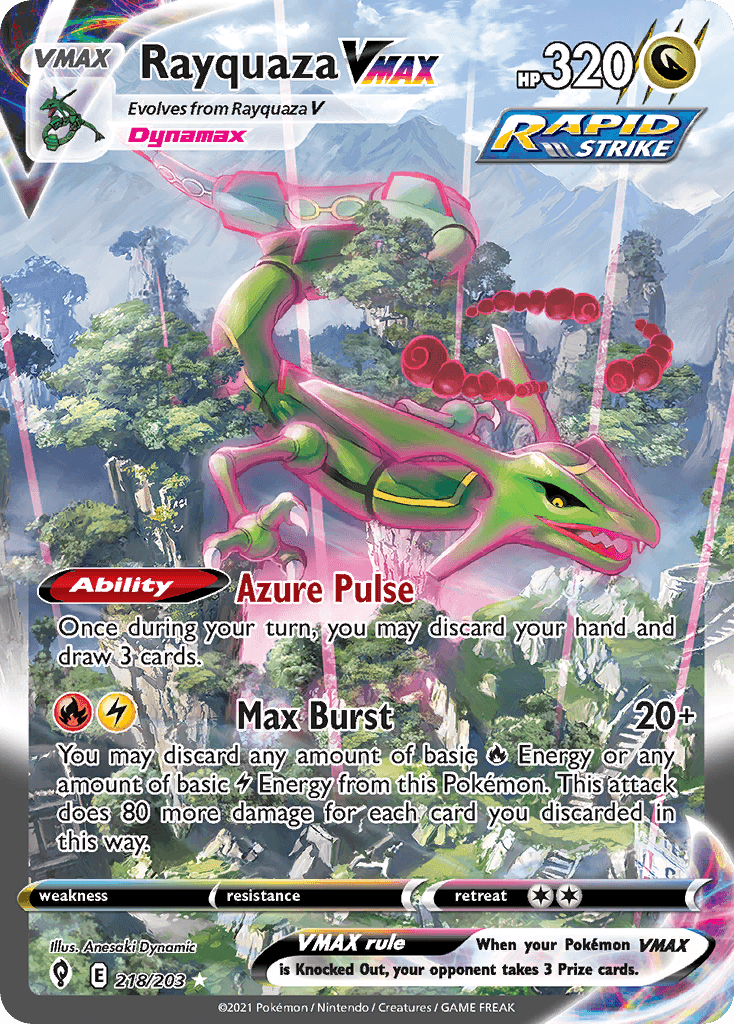 Rayquaza VMAX from Evolving Skies