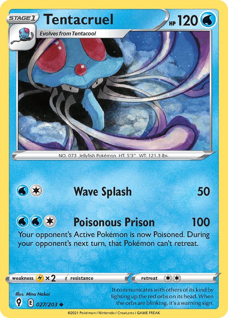 Tentacruel from Evolving Skies