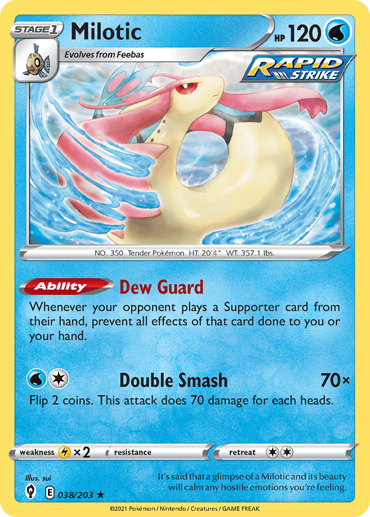 Milotic from Evolving Skies