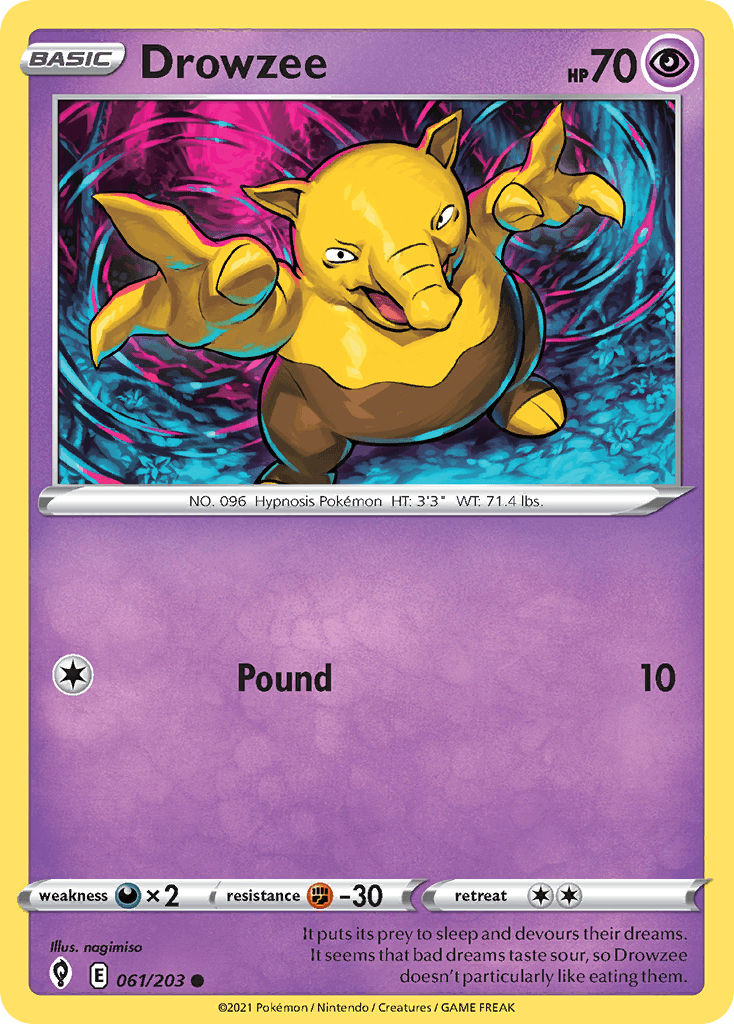 Drowzee from Evolving Skies