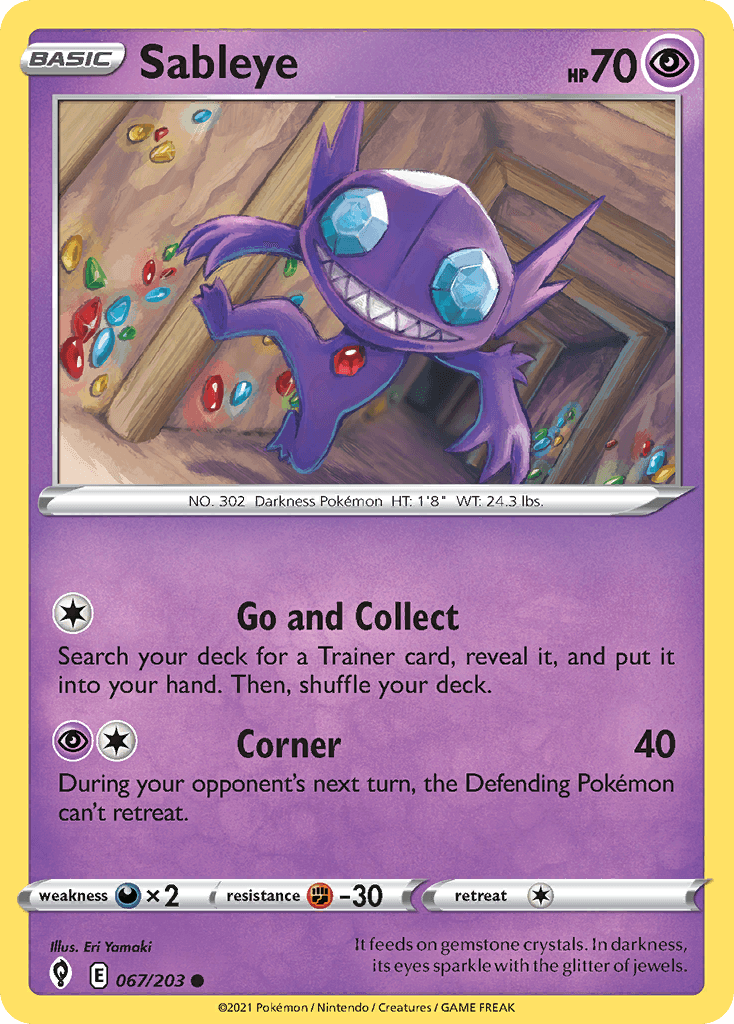 Sableye from Evolving Skies
