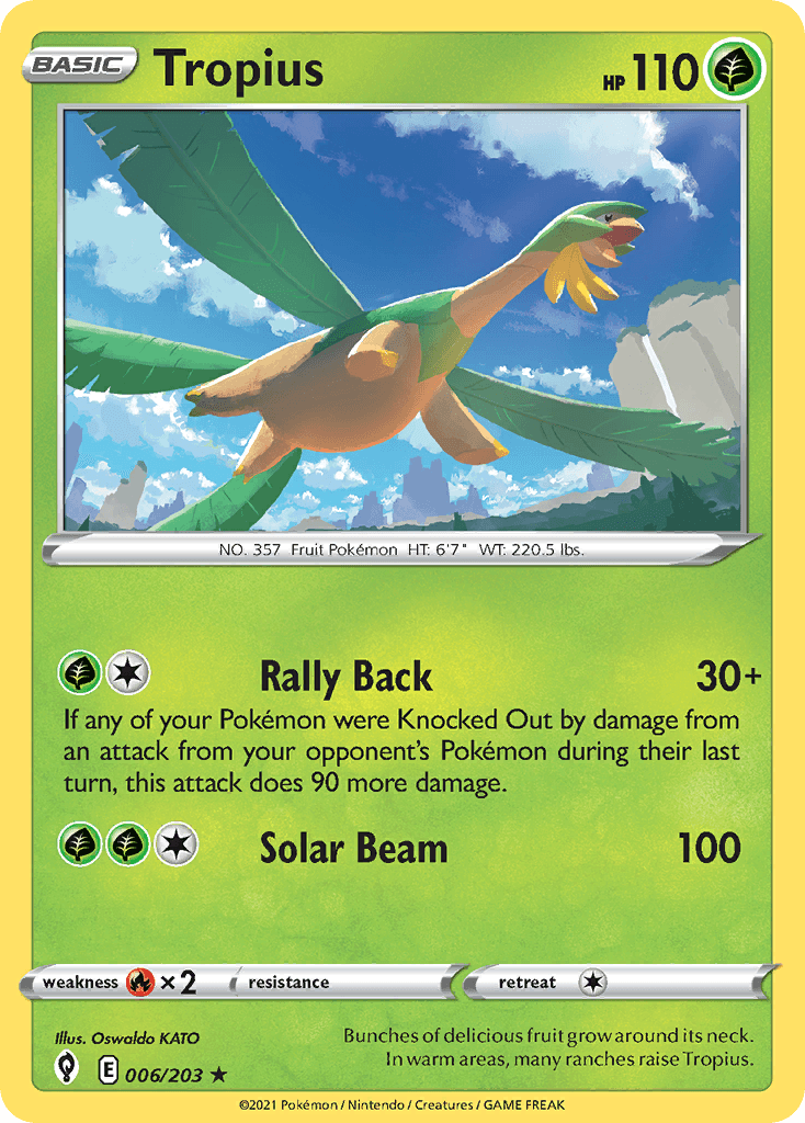 Tropius from Evolving Skies