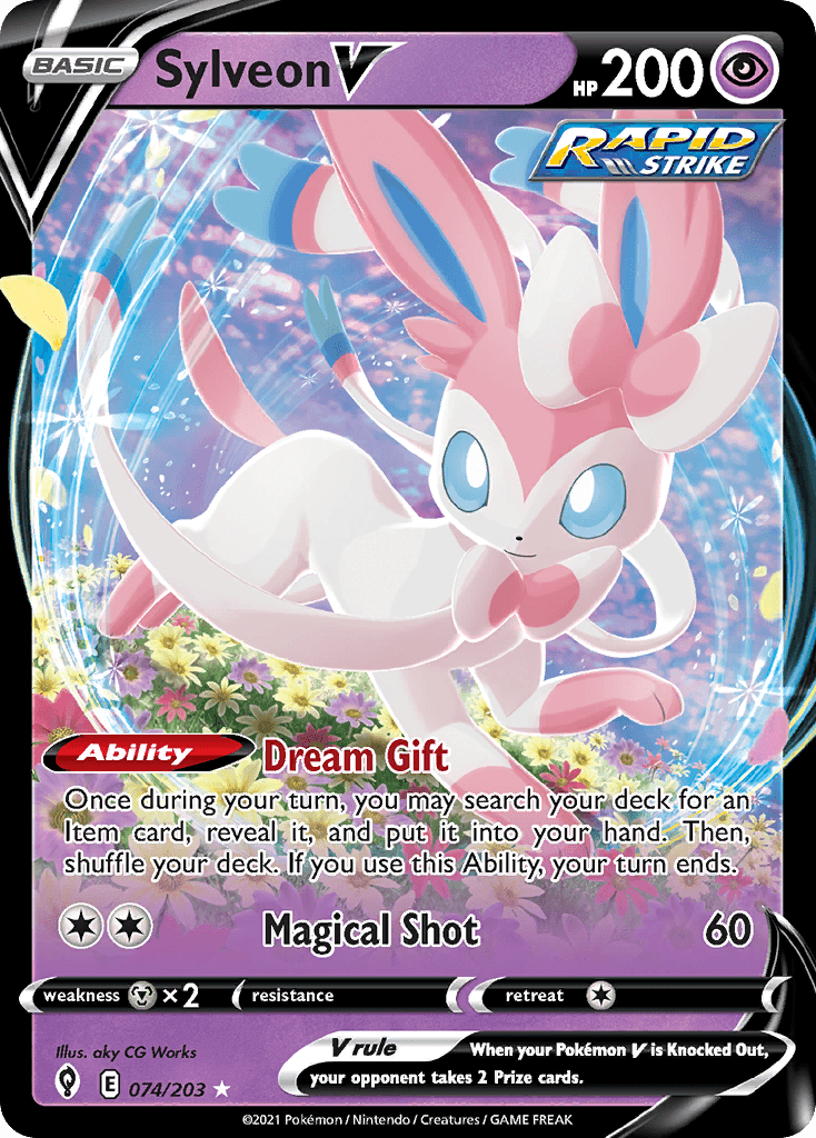 Sylveon V from Evolving Skies