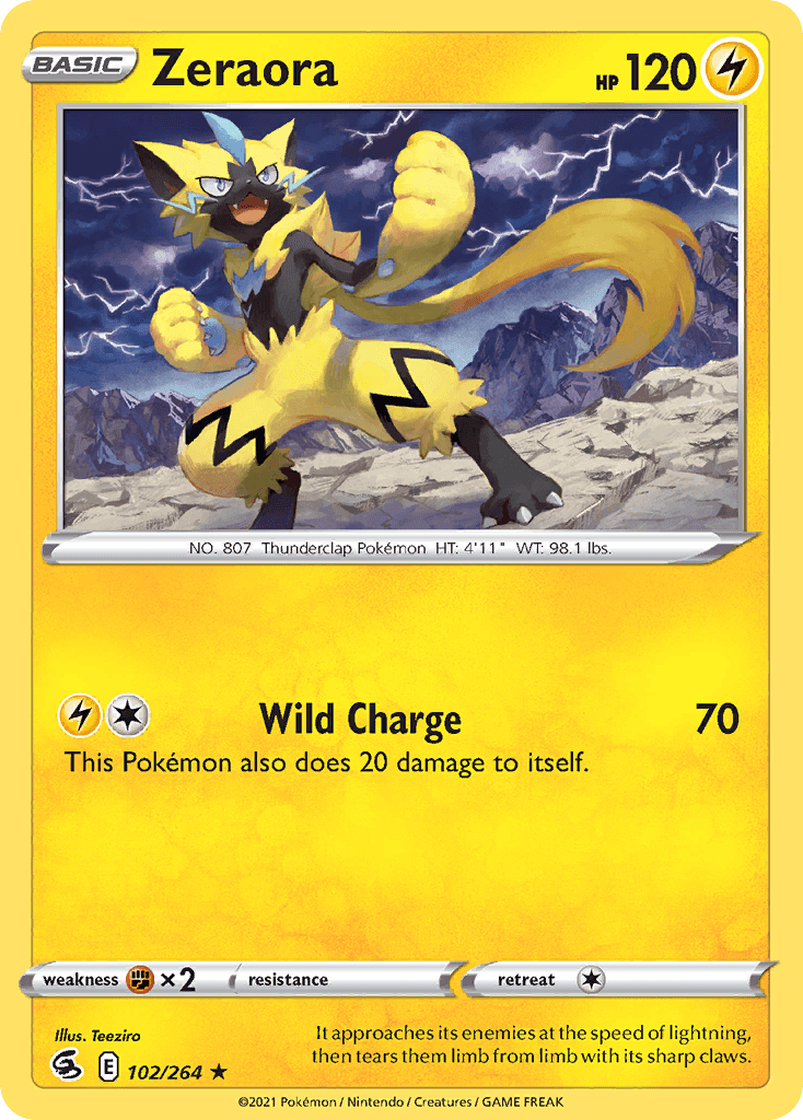 Zeraora from Fusion Strike