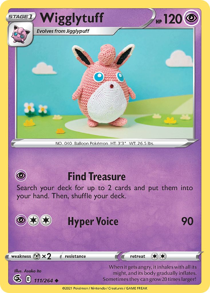Wigglytuff from Fusion Strike