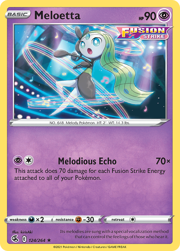 Meloetta from Fusion Strike