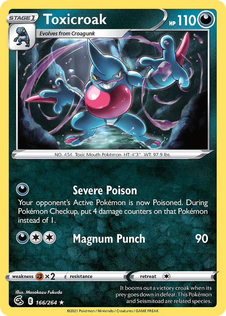Toxicroak from Fusion Strike