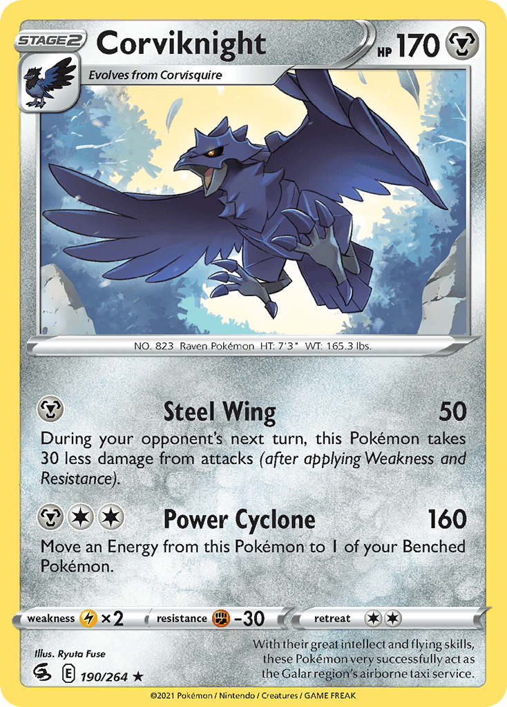 Corviknight from Fusion Strike