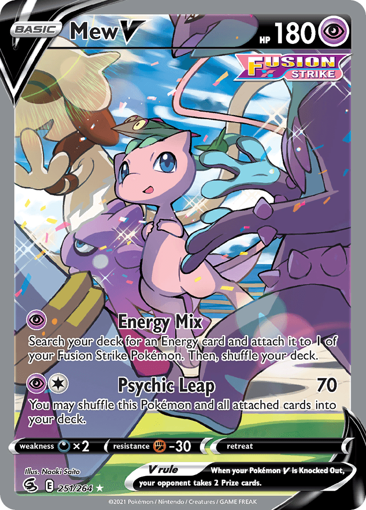 Mew V from Fusion Strike