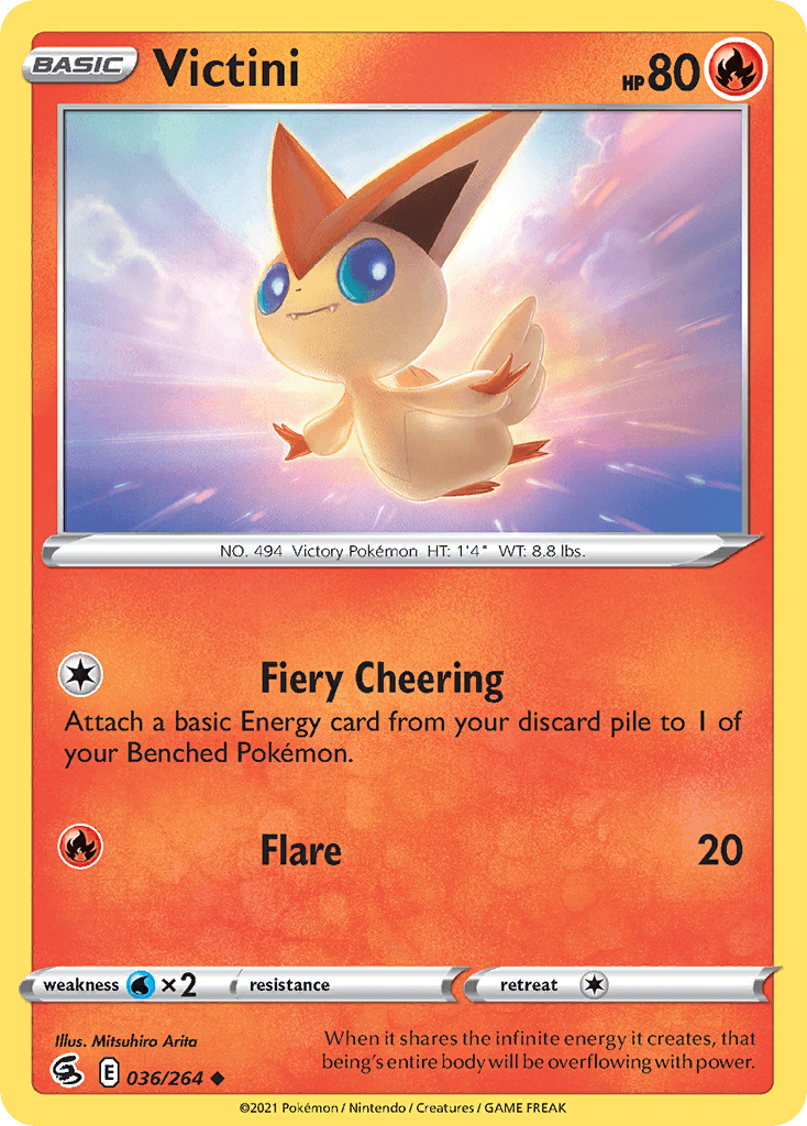 Victini from Fusion Strike
