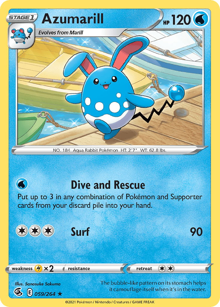 Azumarill from Fusion Strike