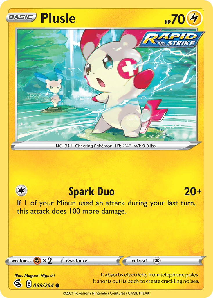 Plusle from Fusion Strike