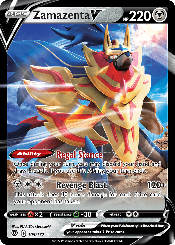 Zamazenta V from Brilliant Stars