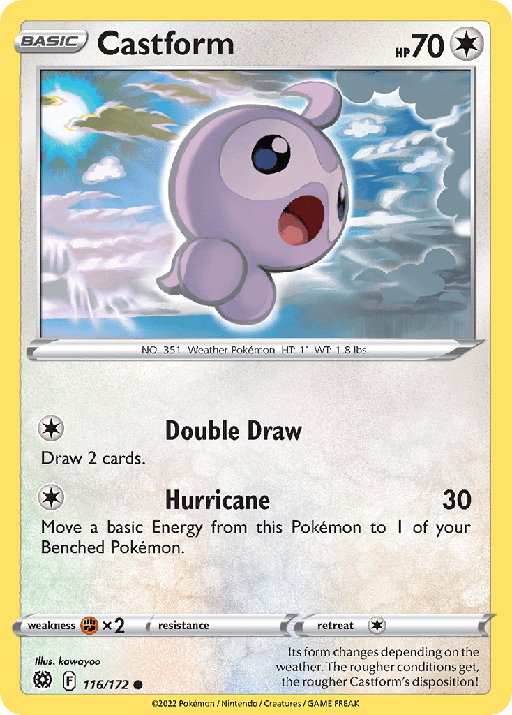 Castform from Brilliant Stars