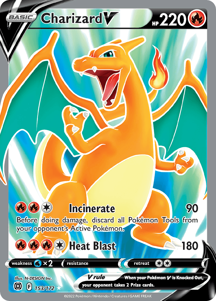 Charizard V from Brilliant Stars