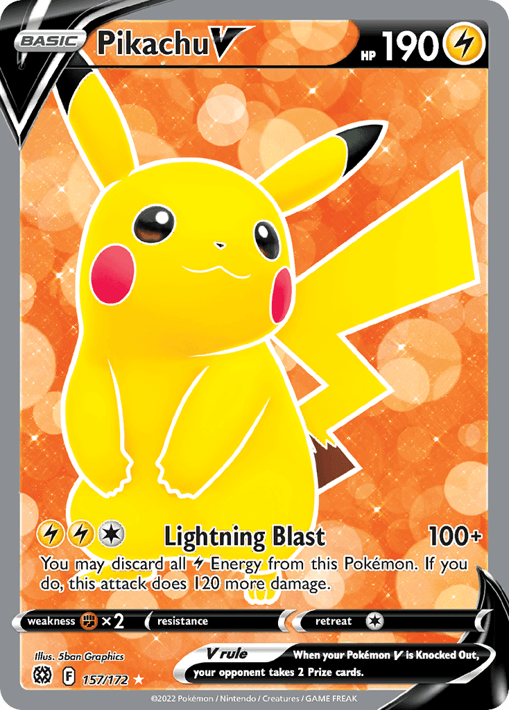 Pikachu V from Brilliant Stars