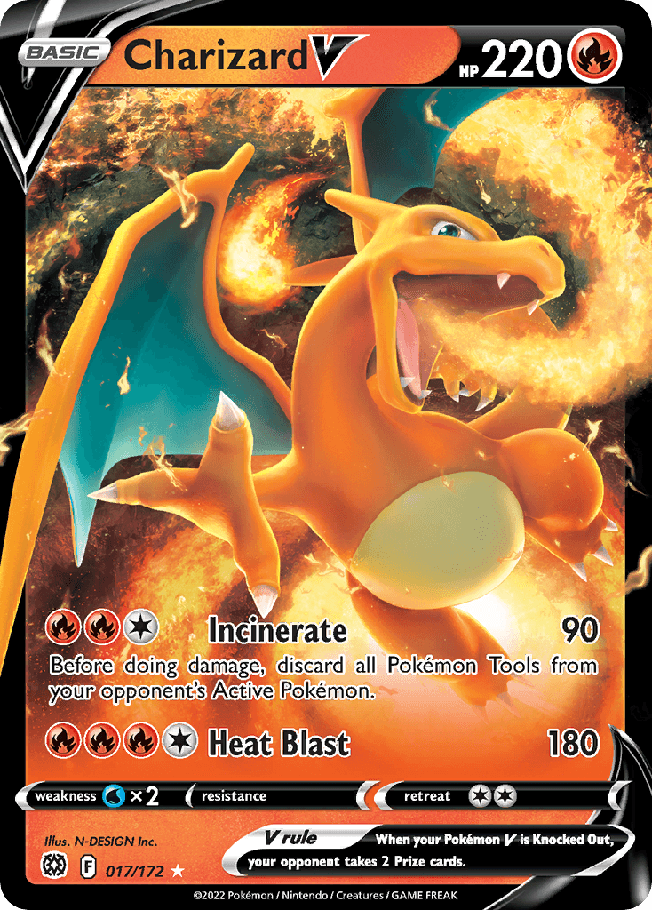 Charizard V from Brilliant Stars