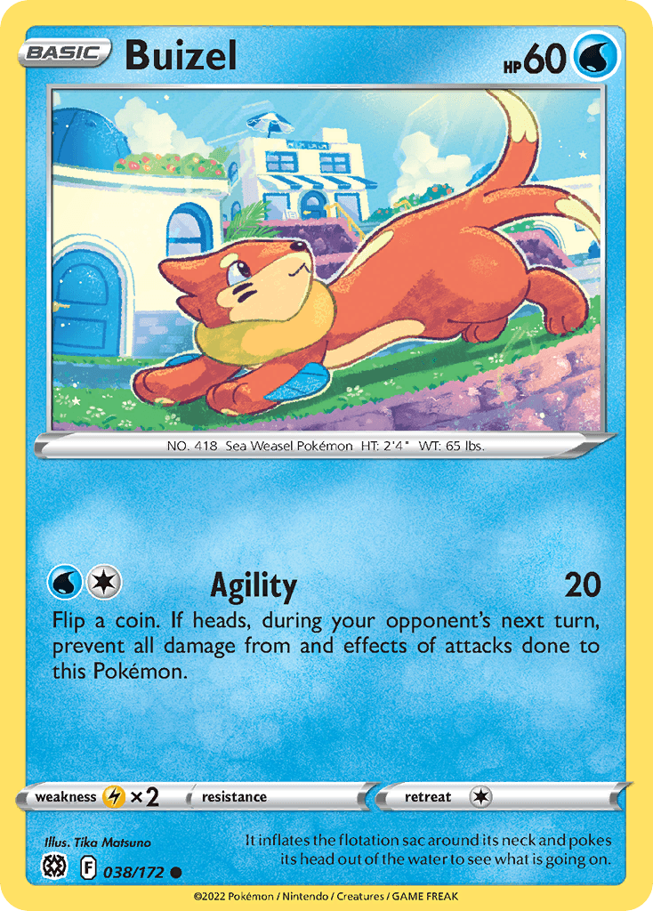 Buizel from Brilliant Stars