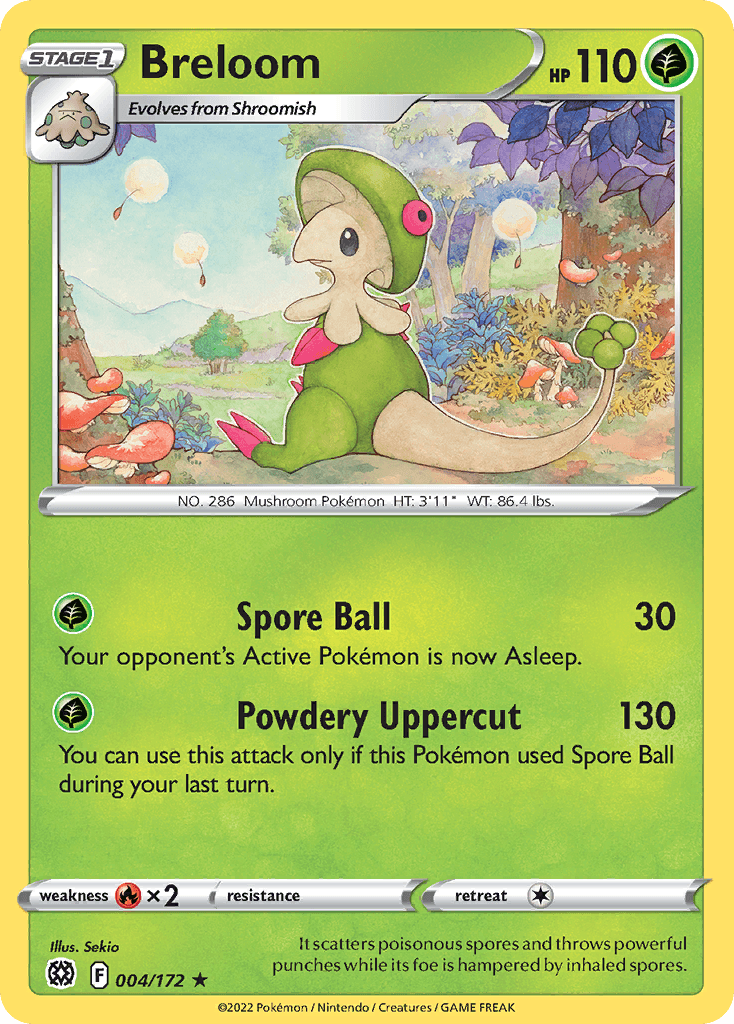Breloom from Brilliant Stars
