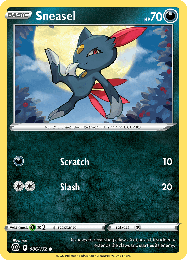Sneasel from Brilliant Stars