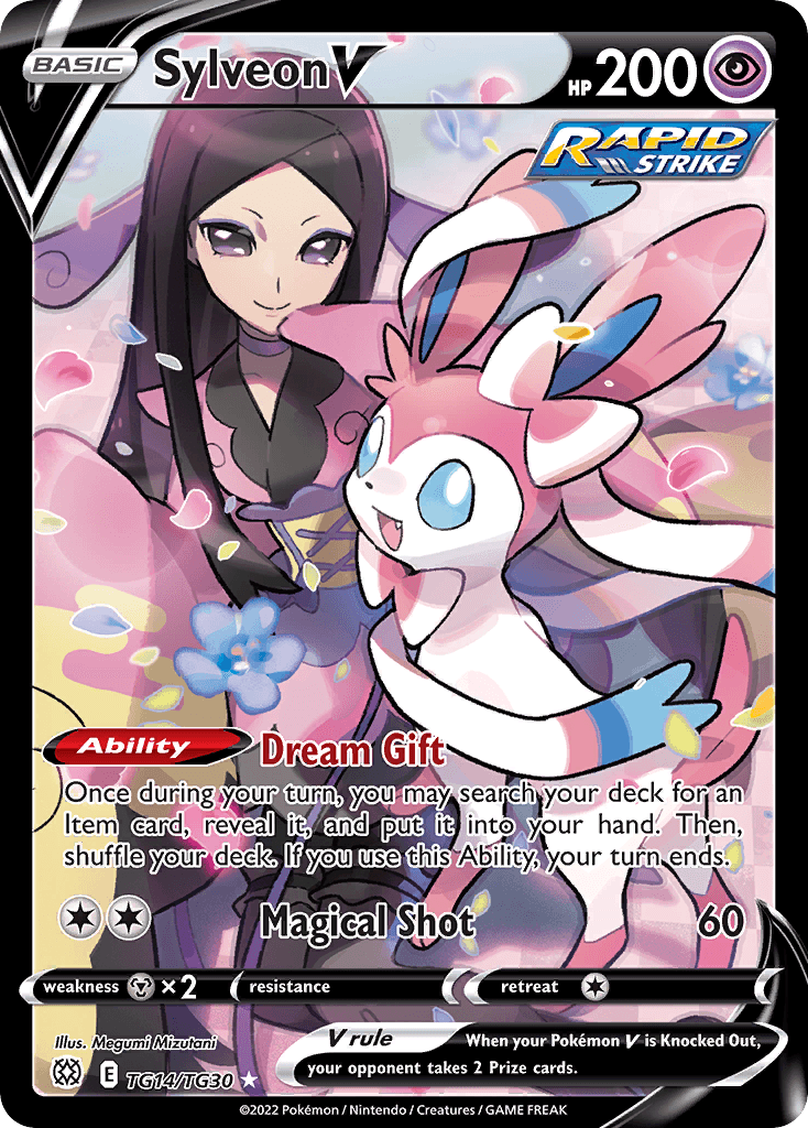 Sylveon V from Brilliant Stars