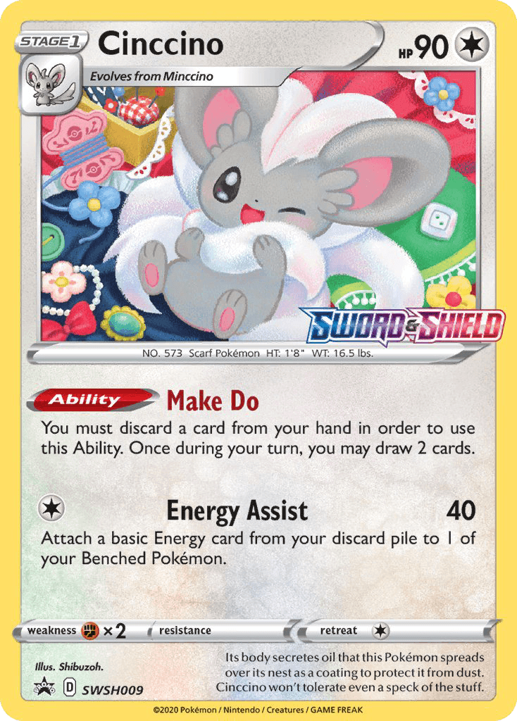 Cinccino from SWSH Black Star Promos