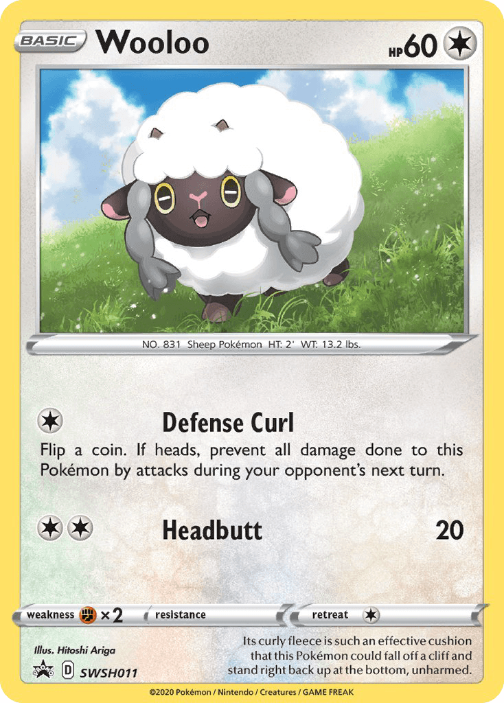 Wooloo from SWSH Black Star Promos