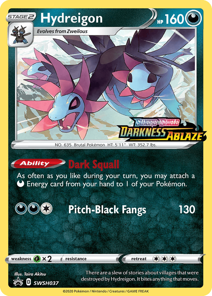 Hydreigon from SWSH Black Star Promos