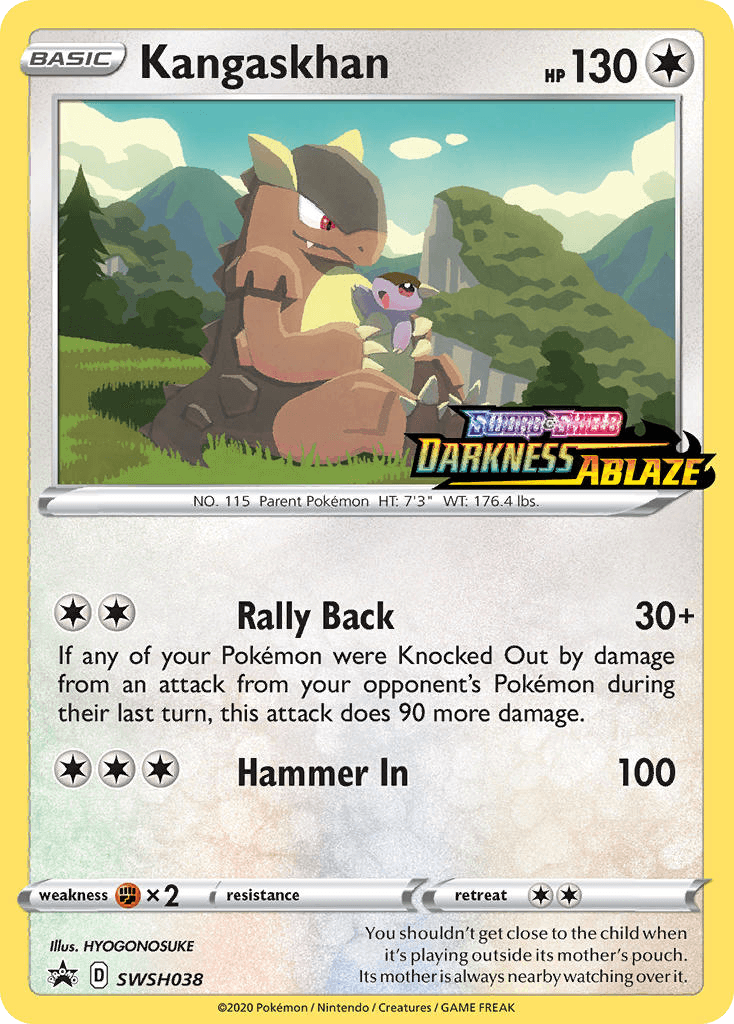 Kangaskhan from SWSH Black Star Promos