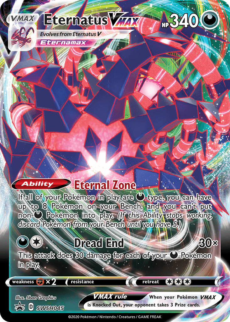Eternatus VMAX from SWSH Black Star Promos