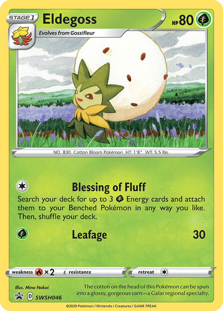 Eldegoss from SWSH Black Star Promos