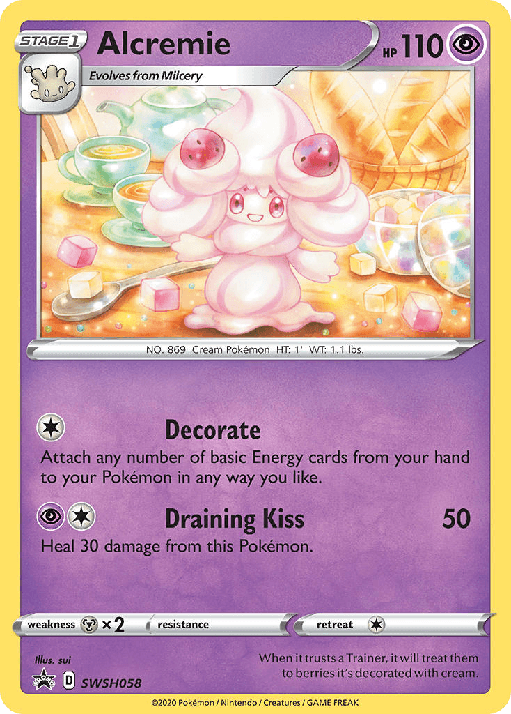 Alcremie from SWSH Black Star Promos