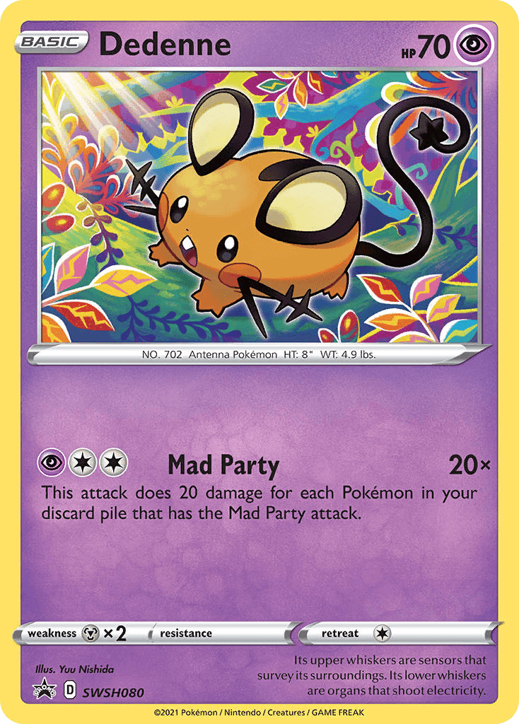 Dedenne from SWSH Black Star Promos