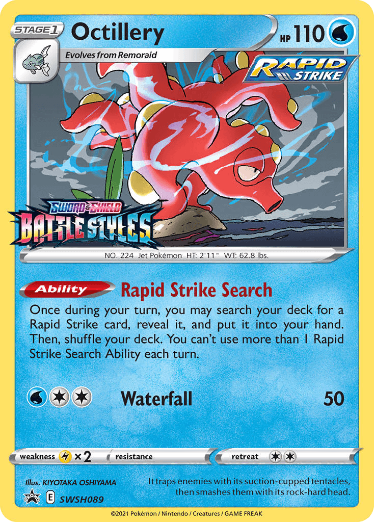 Octillery from SWSH Black Star Promos