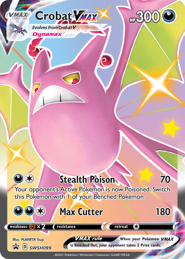 Crobat VMAX from SWSH Black Star Promos