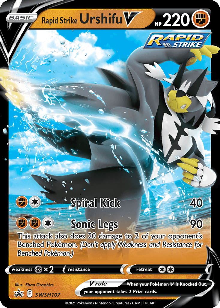 Rapid Strike Urshifu V from SWSH Black Star Promos
