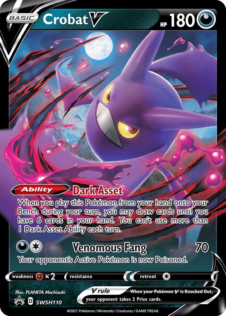 Crobat V from SWSH Black Star Promos