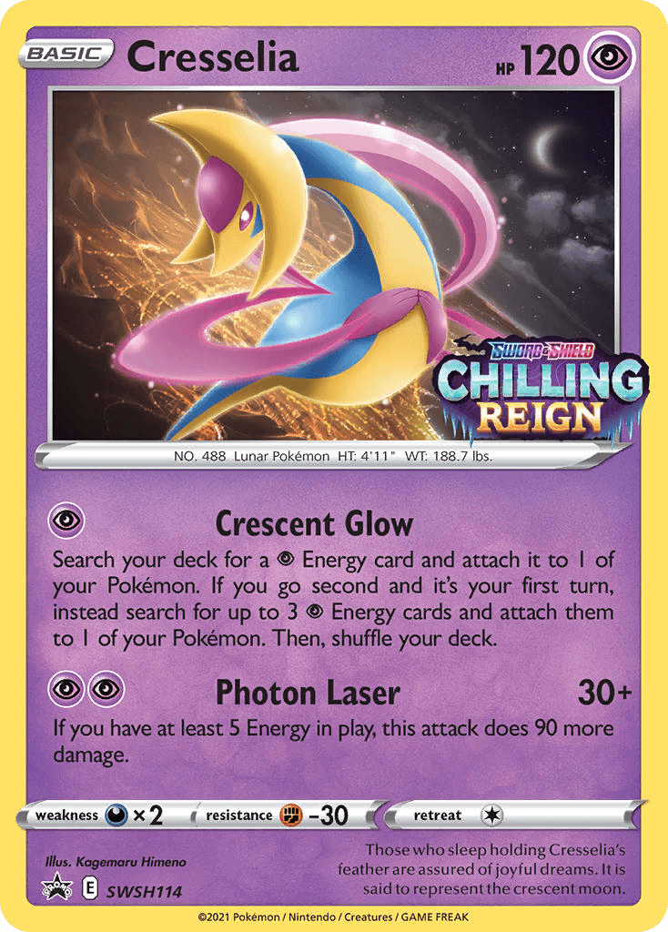 Cresselia from SWSH Black Star Promos