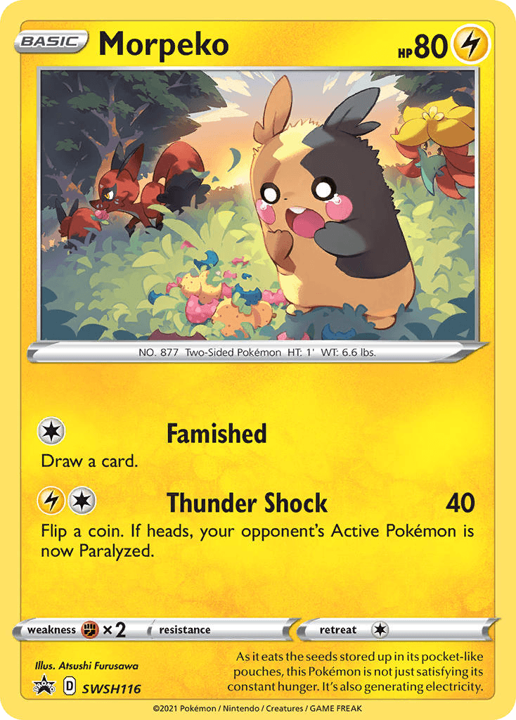 Morpeko from SWSH Black Star Promos